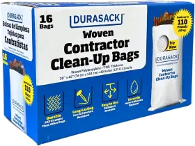 Lam-3045ds Durasack Contractor Bags Heavy Duty 40-gallon 1 Count Pack Of 20 White