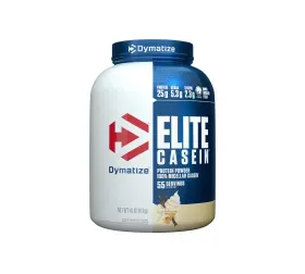 D22618a Dymatize Build Muscle Overnight - Elite Casein 4lb Vanilla Protein