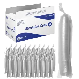 4252 Dynarex Standard Medicine Cup 1 Oz. Made With Translucent Plastic Pack O