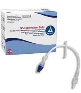 7062iv Dynarex 7062 #7062iv Extension Sets 8ftft Inch Tbbg 100 Pack Exp 7/22/28