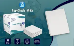 8141 Dynarex Drape Sheets White 50/case