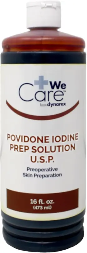 D1415 Dynarex Povidone Iodine Prep Solution Usp Effective 16 Fl Oz Pack Of 1