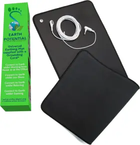 Ep142 Earth Potential Universal Grounding Mat Harness Earths Energy For Better Circulation Black