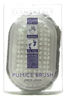Earth Therapeutics 073377071089 Et Pumice Stone With Brush 1x1.00