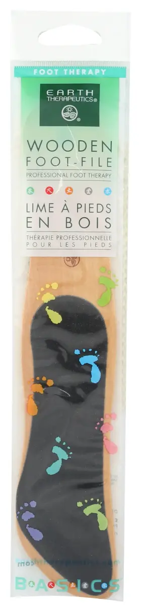 86816 Earth Therapeutics Wooden Foot File Care