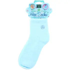 Eu0254 Earth Therapeutics Aloe Socks Blue 1 Pair