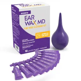 Earwax Md 851722007552 Eosera Ear Wax Cleaning Kit - Fast-acting 10 Vials 1.5 Ml Each Purple