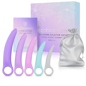 Ecoblossom 850049362924 Silicone Dilator Set - The Most Comfortable Dilators For Women