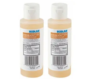 6030604 Ecolab 2 Ct. Hand Surgical Scrub Solution 2% Scrub-stat 4 Oz. Flip-top Bottle