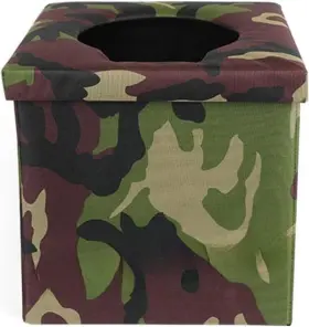 Pct029-1 Edtian Pct029 Portable Camping Toilet For Adults 1pcs/pack Camouflage M
