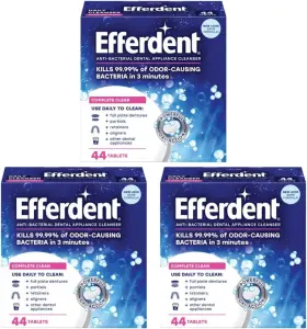 501530 Efferdent Retainer And Denture Cleaner Tablets Complete Clean 44 Standard