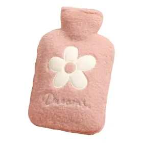 Lxjz-l37027 Eforcase Cute Hot Water Bottles 1l 34oz Large Bag With Cartoon M Pink