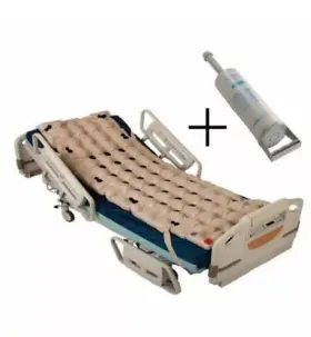 1005ecp Ehob Waffle Overlay Expansion Mattress Pad With Pump New