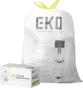 Ek33702b Eko Easy-dispense Roll 80 Count Extra-strong Pack Of 1 White