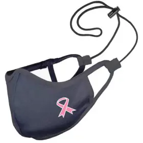 Shmask14-bca Elbeco Clearance Item Shield Protective Mask Navy With Breat Cancer