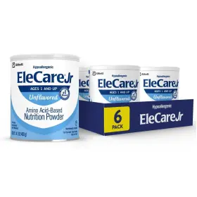 Elecare 070074552538 Jr Amino Acid-based Nutrition Powder Unflavored 14.1 Oz/can- Case Of 6