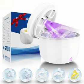Cs08a Elfeye Portable Ultrasonic Retainer Cleaner Cleans With 1 Count Pack Of Purple