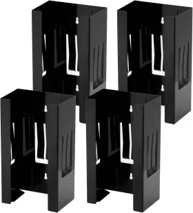 Et119 Ementol 4pcs Magnetic Glove/tissue Dispenser Holder Set Black