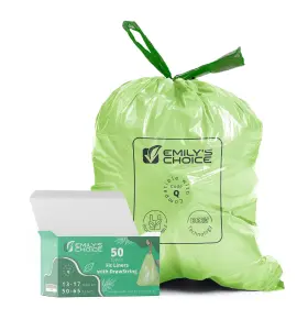 0264 Emilys Choice Biodegradable Trash Bag Code Q 50 Count Pack Of 1