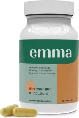 Emma 860010025802 Relief Supplement Konsciens Keto For Gut Bloating 60 Capsules