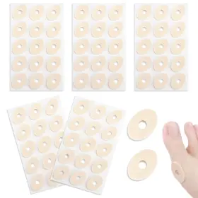 Kb760-em-yj Emyvsvo 75pcs Corn Pads For Toes Latex Sponge Cushions Light Yellow