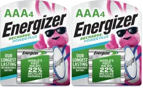 Evenh12bp4 Energizer Recharge Devices Thousands Of Times - 800mah Aaa Batteries 4 Count