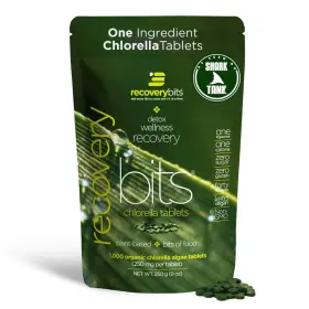 Energybits 743062457985 Chlorella Tablets 1000 Count Organic Plant Based Algae Recoverybits