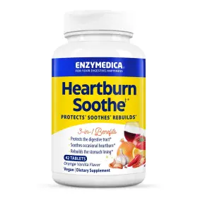 P38567 Enzymedica 42 Count Pack Of 1 Heartburn Soothe Fast-acting Digestive