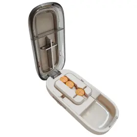 Pt41n Epochwit Pill Cutter For Cutting Multiple Pills 1/2 1/4 Splitter Cream