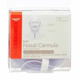Walu45155r Equate 681131015523 New Soft Nasal Cannula And 25 Ft Oxygen Tubing Flexible