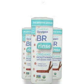 Ex0011 Essential Oxygen Organic Mouthwash Brushing Rinse Cinnamint 3 Oz Pack