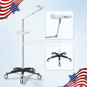 Tc105020014 Eterfant Portable Adjustable Mobile Stand Trolley With 5 Wheels For Qv-600 Vein Finder Us