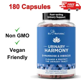 4008110 Eu Natural Urinary Harmony D-mannose Supplement Tract Health For Women 180 Capsule