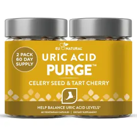 Enpurge2 Eu Natural Uric Acid Flush Support 120 Vegetarian Capsules Celery Seed Tart Cherry