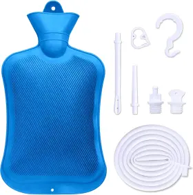 Eukeston 744759481313 Coffee Enema Bag Kit With 5ft Hose And 2l Capacity