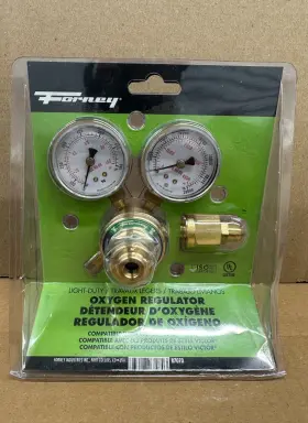 87070 Ever Ready New Forney Oxygen Regulator Light Duty Compatible With Victor Style