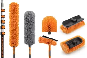 Extend-a-reach P10 24 Telescoping Duster Ft Extension Pole High Cleaning Brush 5-24