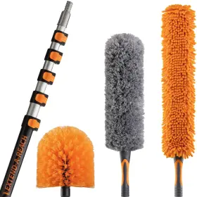 Extend-a-reach P3 24 Duster Ft Telescopic Extension Pole High Ceiling Cleaning Kit 5-24 Foot
