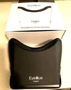 Eyeque 861799000325 Insight 20/20 Visual Acuity Smartphone Screener Black New Open Box