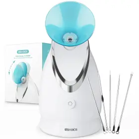 Eb-0261 Ezbasics Facial Steamer Ionic Face For Home Warm Mist Blue