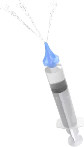 400595amt Ezy Dose Ear Wax Removal Syringe Tri-stream Tip Prevents Infections