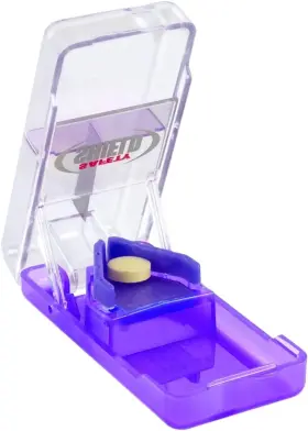 67856 Ezy Dose Pill Cutter With Safety Shield Daily Standard Color May Vary