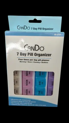85-0101 Fabrication Cando 7 Day Pill Organizer