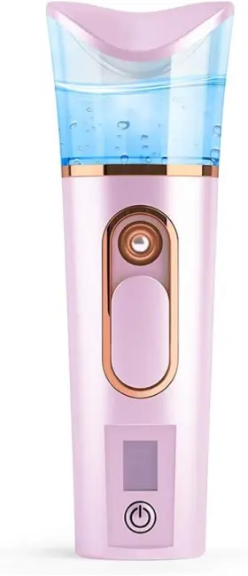 Dh007 Fantexy Nano Facial Mister With Skin Analyzer Moisture 1 Count Pack Of Pink