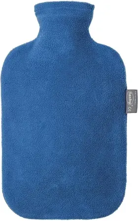012048 Fashy Blue Fleece Cover Hot Water Bottle By