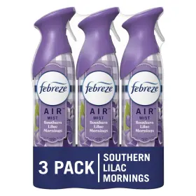 Febreze 030772058626 Air Freshener Spray Southen Lilac Mornings Scent 8.8 Ounce Pack Mist
