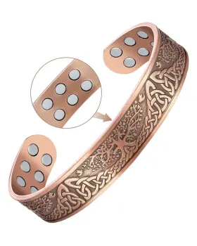 Uspy20230110001 Feraco Copper Magnetic Bracelets For Men Women With 18x Ultra Medium