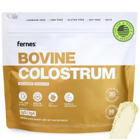 Fernes 850059627068 Bovine Colostrum Powder 5.93oz Grass Fed Non Gmo Keto Gluten Whole Women