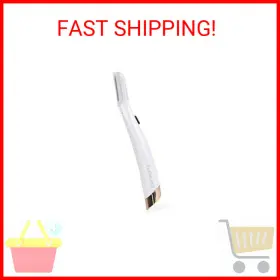 Finishing Touch 754502042807 Flawless Dermaplane Glo Lighted Facial Exfoliator - Non-vibratin