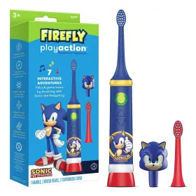 Kgym9 Firefly Play Action Sonic The Hedgehog Toothbrush Kit Interactive Battery
